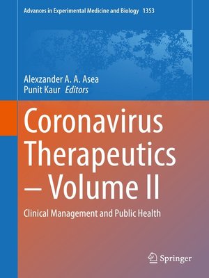 cover image of Coronavirus Therapeutics – Volume II